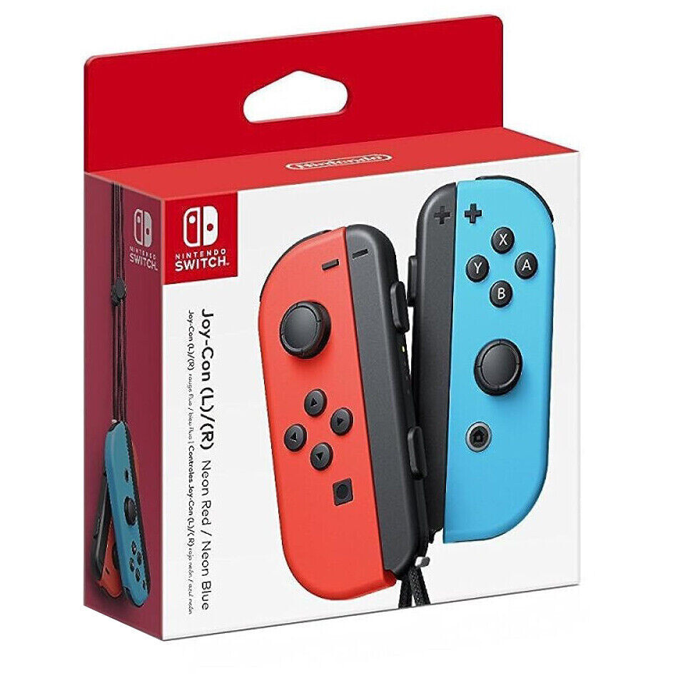 Joy-Con (L)/(R) – Nintendo Switch – Neon Red/Blue Official Brand New!