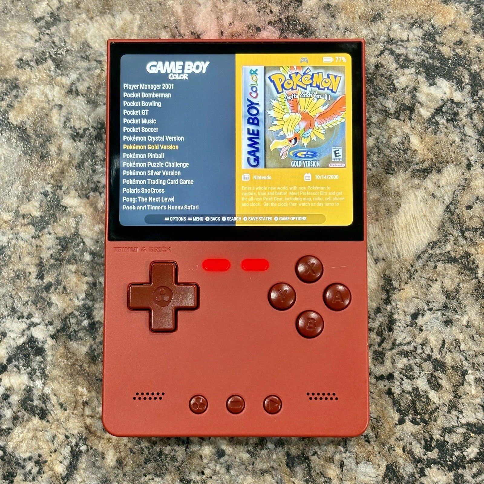 New Trimui Brick Gaming Handheld, New 64GB Card, Custom Loaded Ready To Play