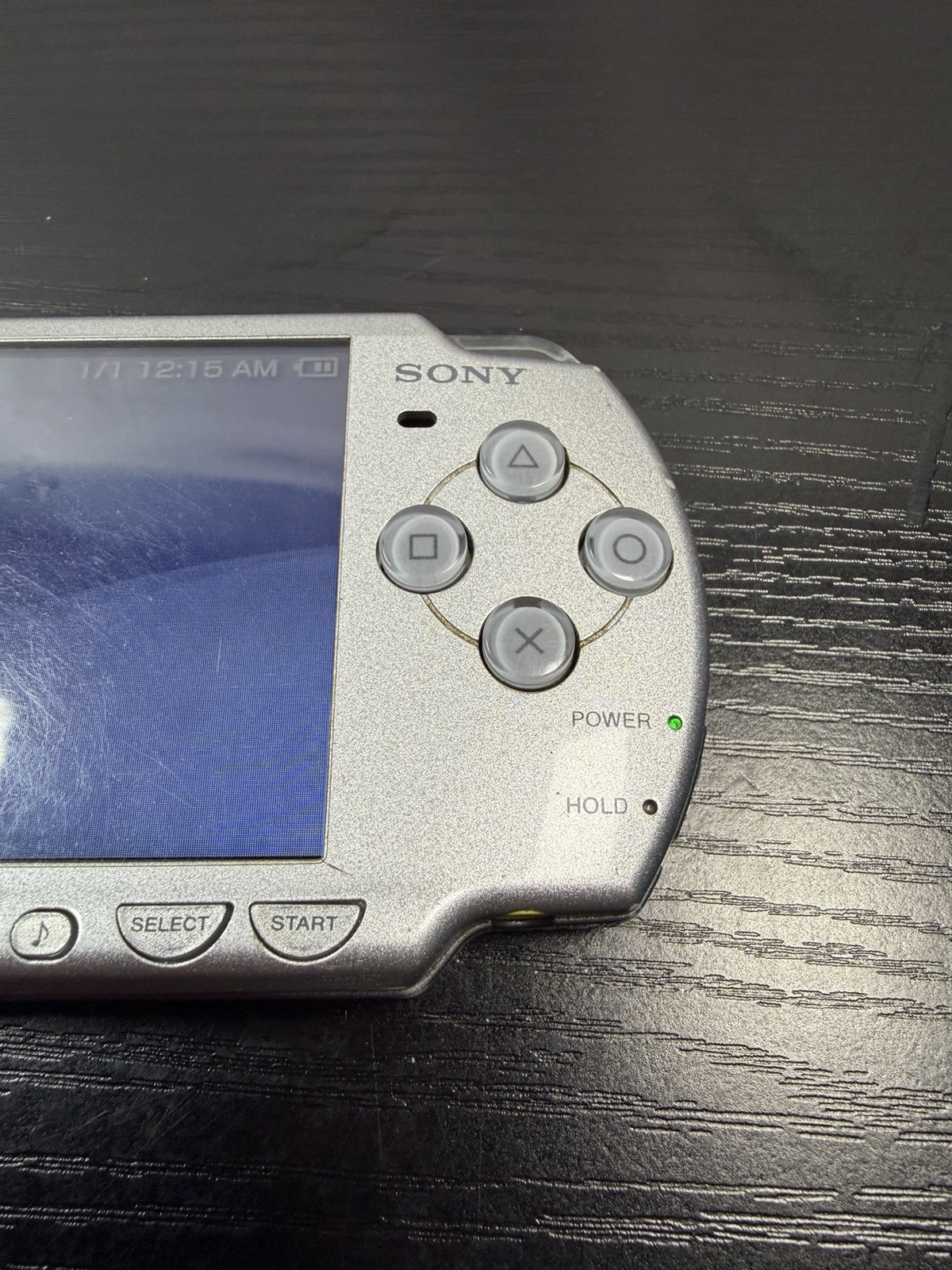 Sony Silver Playstation Portable PSP-2001 New Battery USB Cable 2 Games & Case