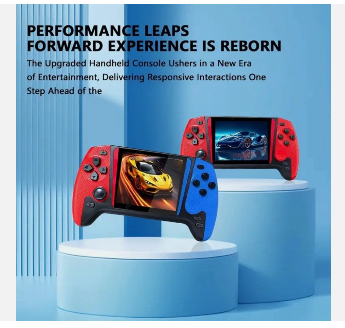 Portable Gaming Retro Console – 3.5″ IPS Screen – 64GB 10000+ Games