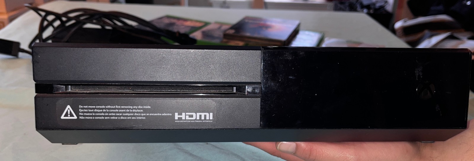 Microsoft Xbox One 1TB Console – Black -Used- Fair Condition – with games