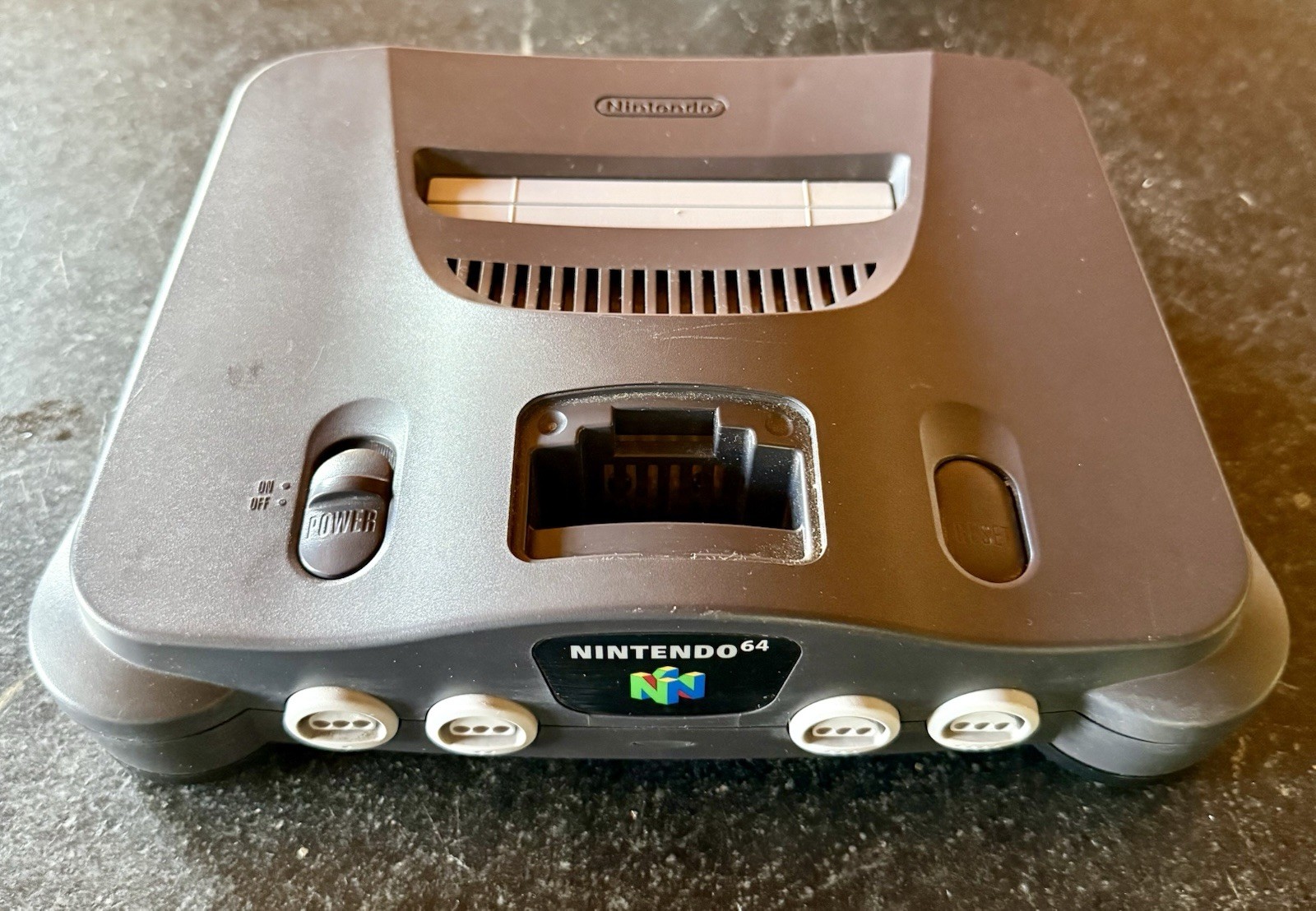 Nintendo N64 Video Game Console Only Gray NUS-001 For Parts Untested