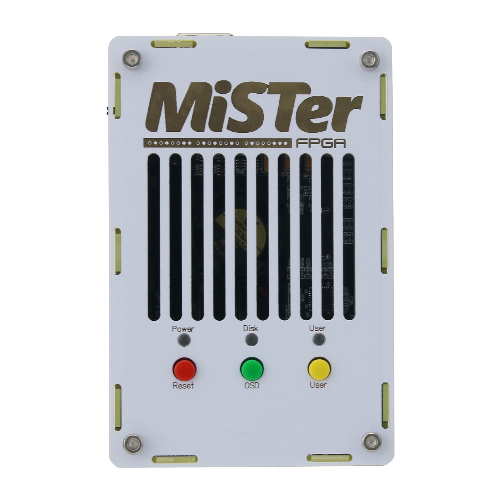 Mini MiSTer Game Console Cyclone V FPGA Board White Case w/ 32GB TF Card
