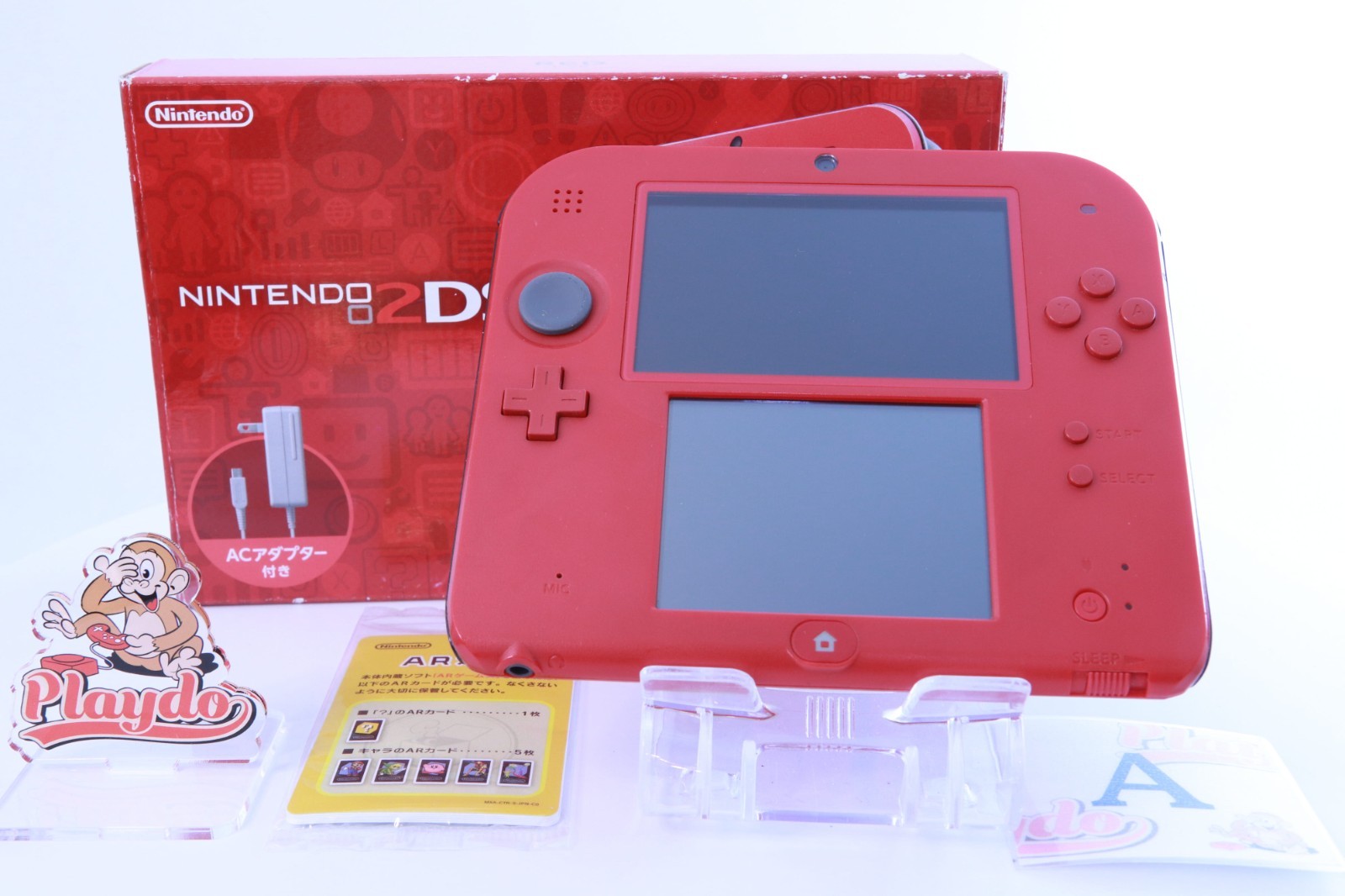 JP Game Nintendo 2DS Red [Rank:A] W/Box Region-locked
