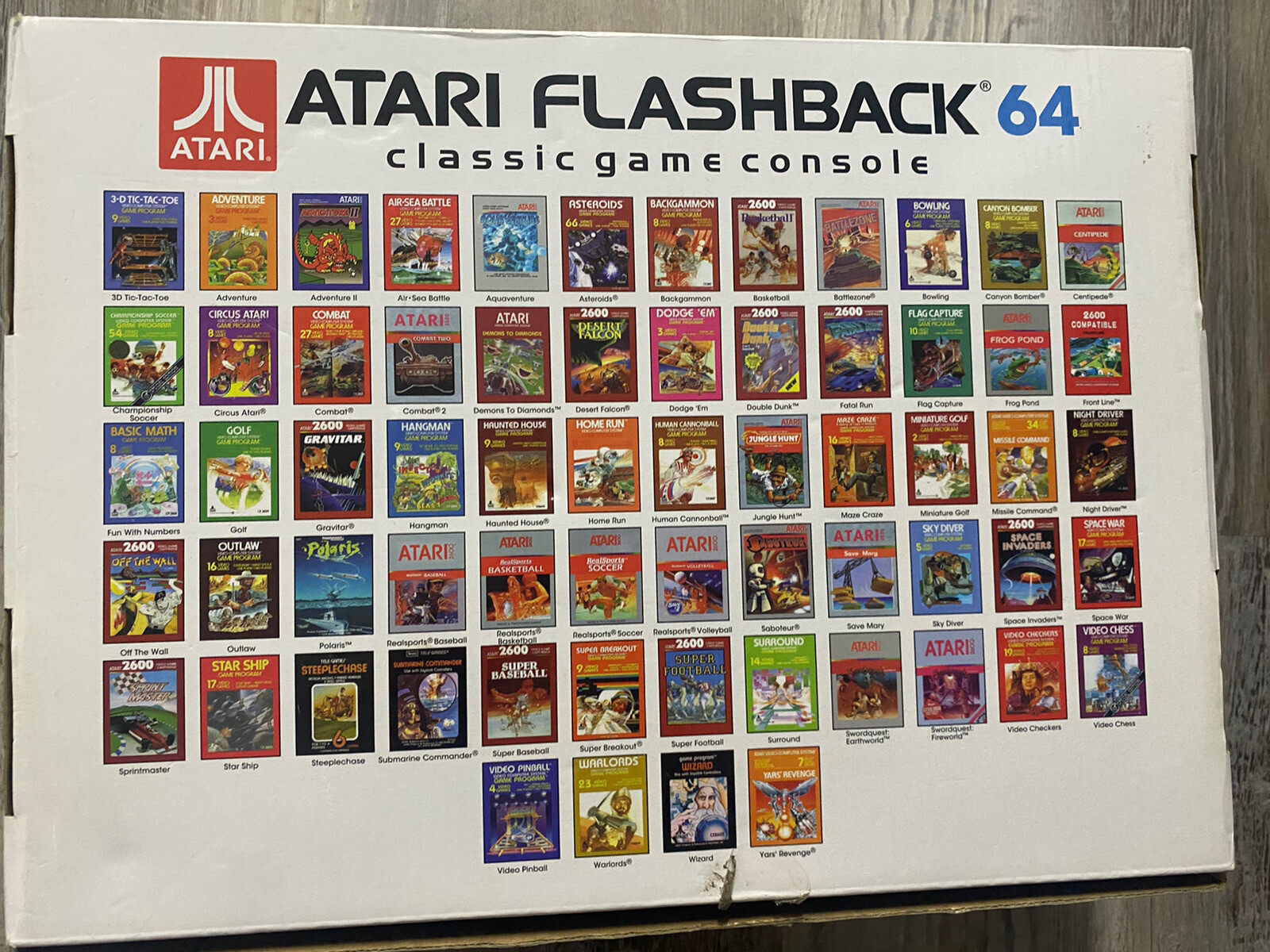 Atari Flashback 64 Special Edition Console w/ Box & 64 Built-in Games