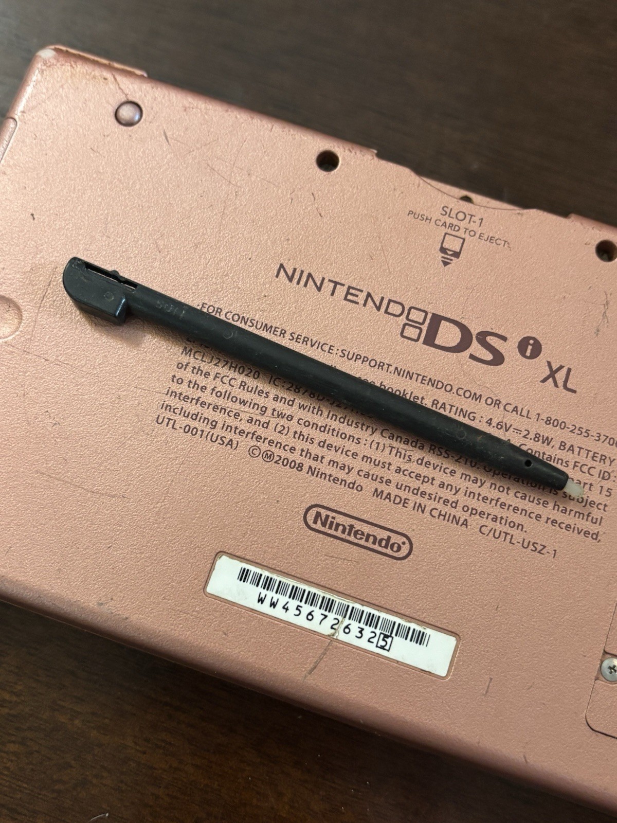 2008 Nintendo DSi XL UTL-001 Pink With Box READ