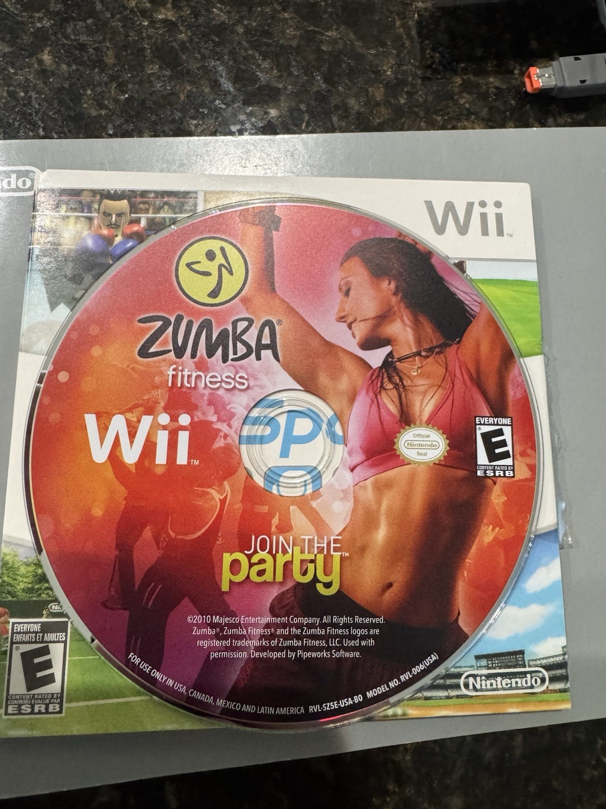 Nintendo Wii White Console with Zumba Fitness: Join the Party Game