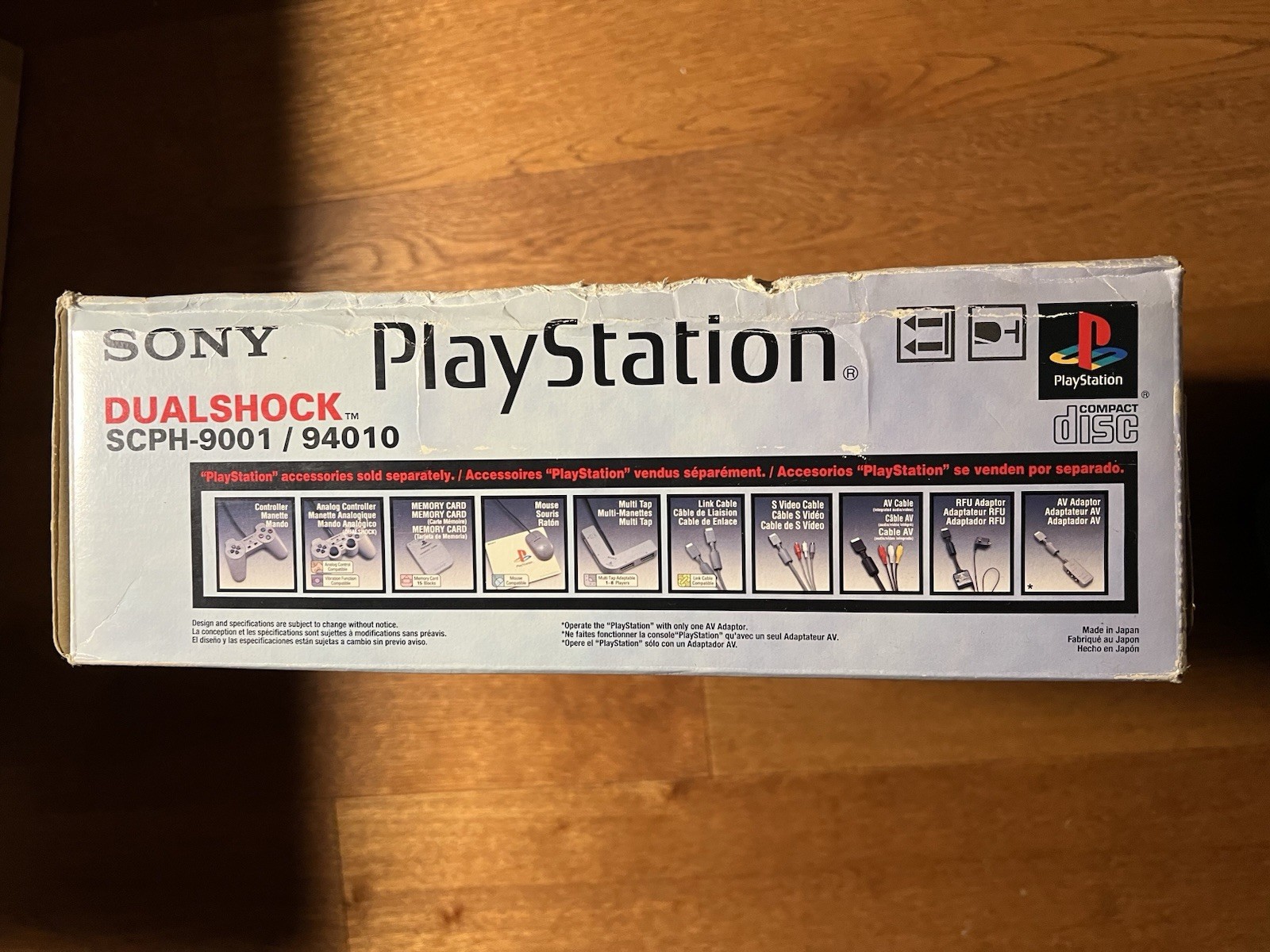 Factory Sealed Original PlayStation 1 PS1 Console Complete (Never Opened)