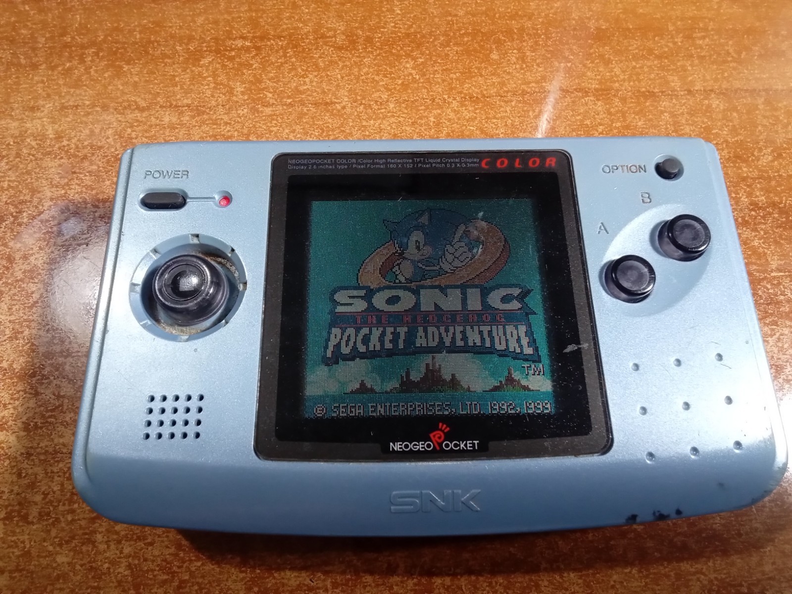 Neo Geo Pocket Color Console – Blue *TESTED*