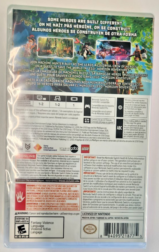 LEGO Horizon Adventures Switch Brand New Game Special (2024 Action Adventure)