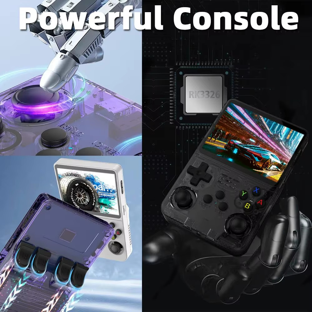 R36S Retro Handheld Game Console 3.5″ ArkOS 64GB/128GB 20000 Games Player