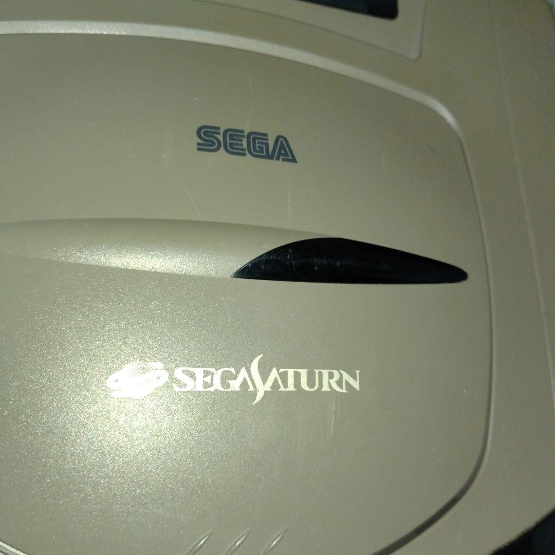 Sega Saturn console HST 3200 with power memory Tested Working Japan