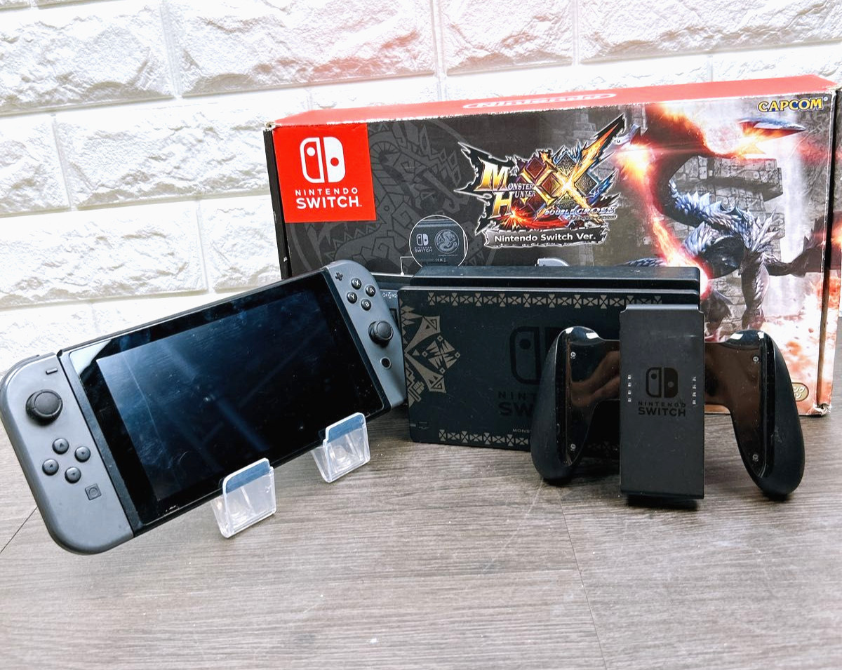 Nintendo Switch Monster Hunter Double Cross Edition Tested w/ Box No Software