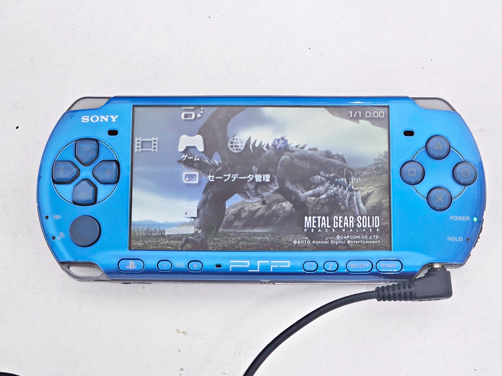 Sony PSP-3000 Console Blue JUNK NO BATTERY
