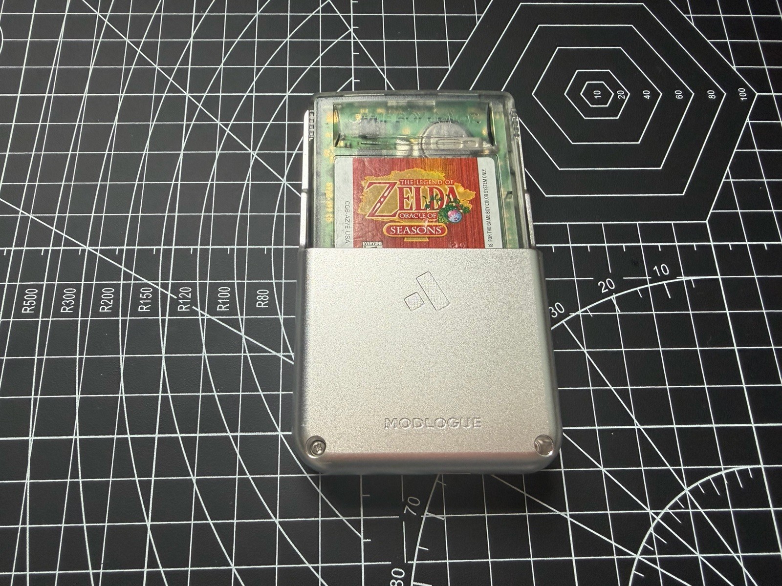 Nintendo Game Boy Color – Tad Boy Color Alu Silver Shell & Type C & IPS Screen