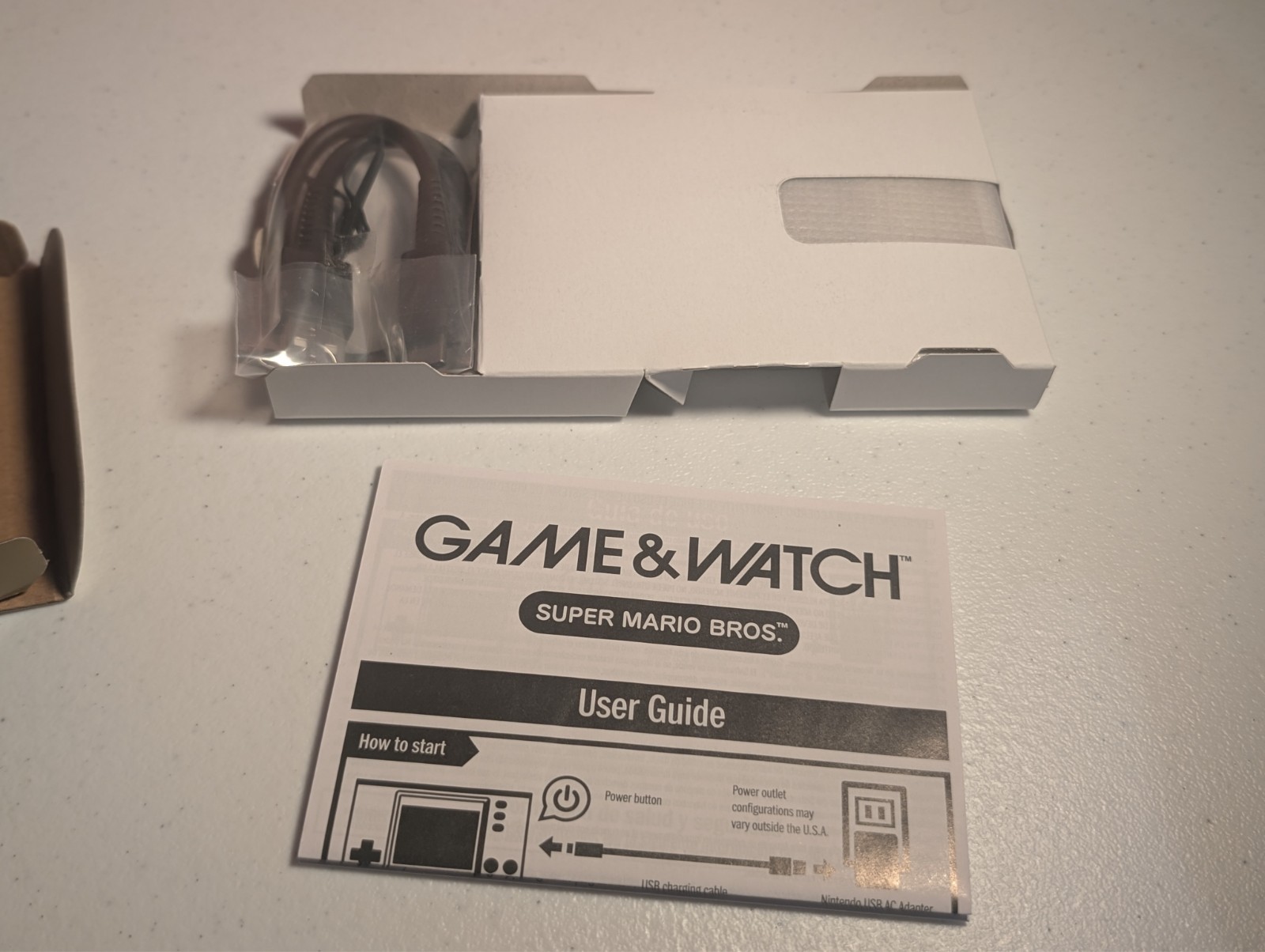 Nintendo Game and Watch Super Mario Bros Color Screen Handheld 35th Clean!!