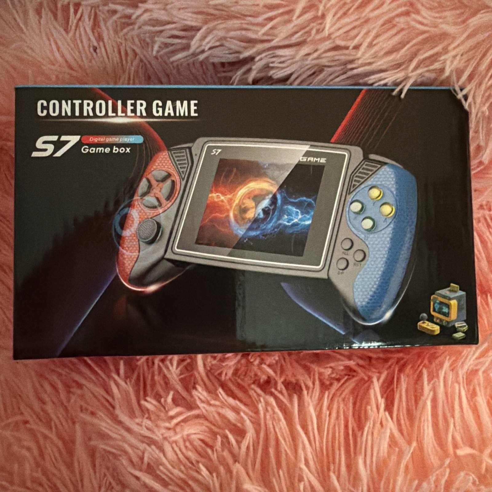 ⭐️S7Game Box⭐️Controller Game 620Classic Games TvHd Output Rechargeable Lithium
