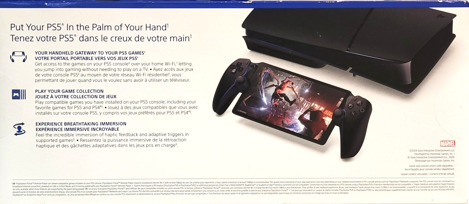 PlayStation Portal Remote Player for PlayStation 5(Midnight Black) NEW FREE SHIP