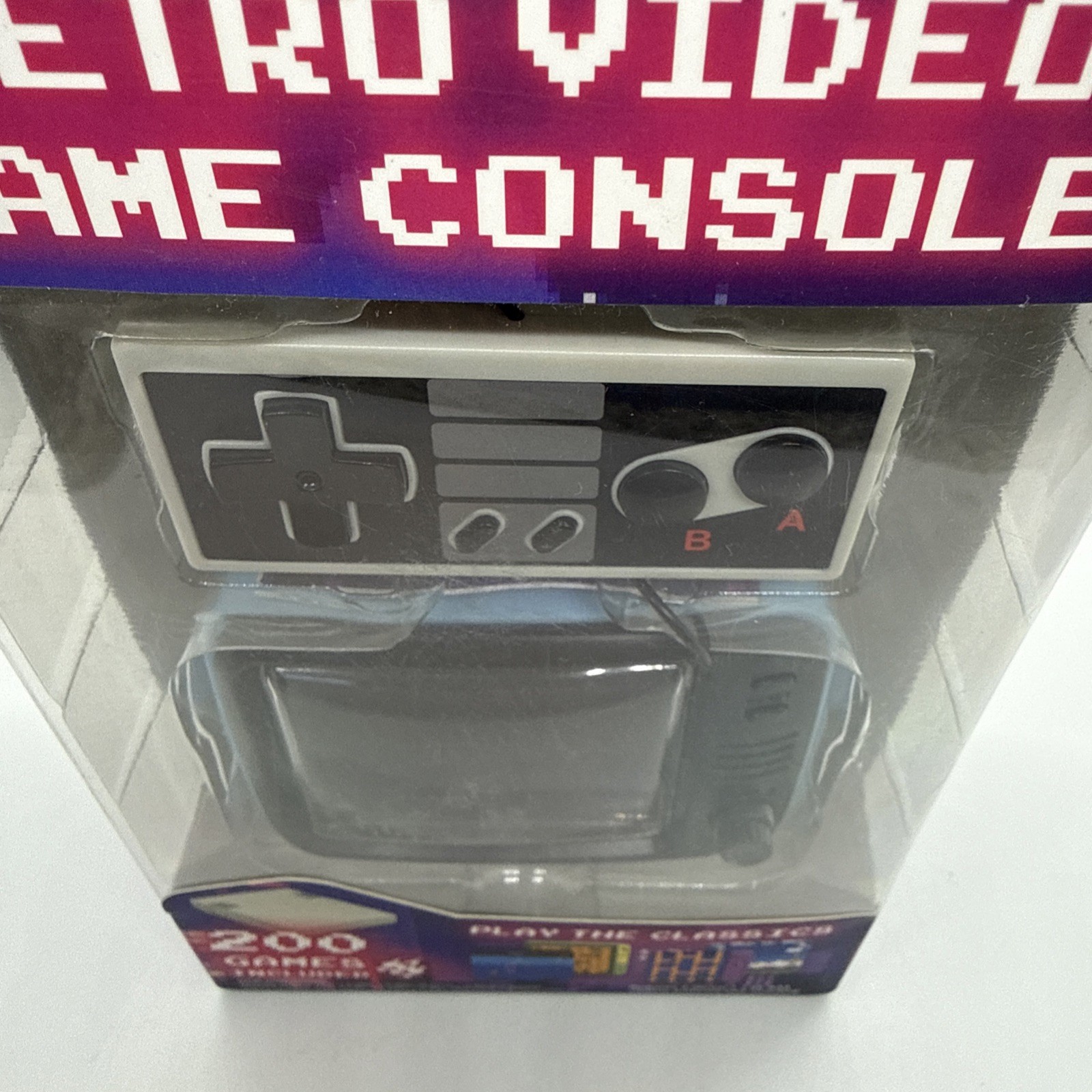 Vivitar Mini Retro Video Game Console 200 Classics Built-In Games with Mini TV