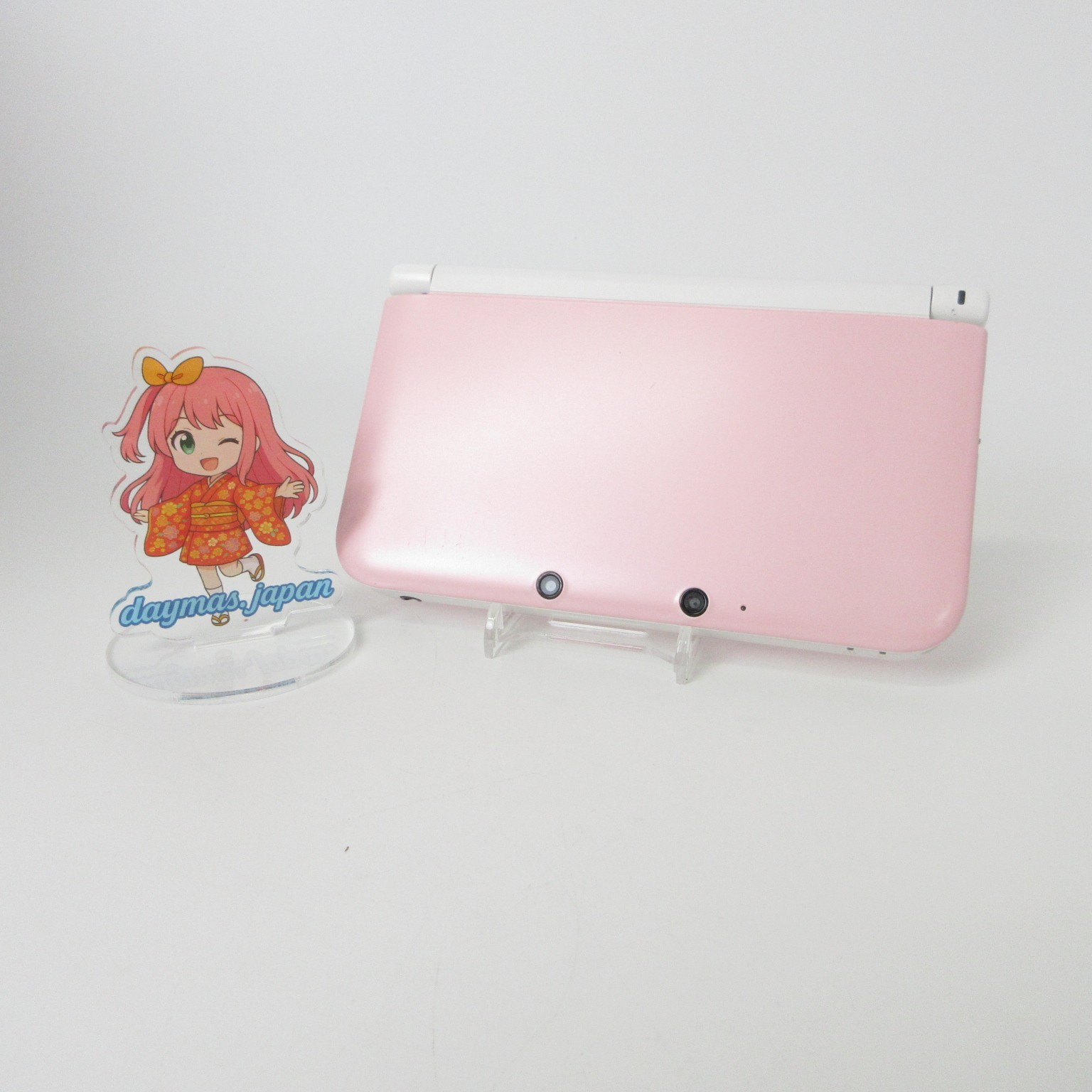【Excellent】Nintendo 3DS LL XL Pink x White Console ONLY Japanese Edition #Arr042