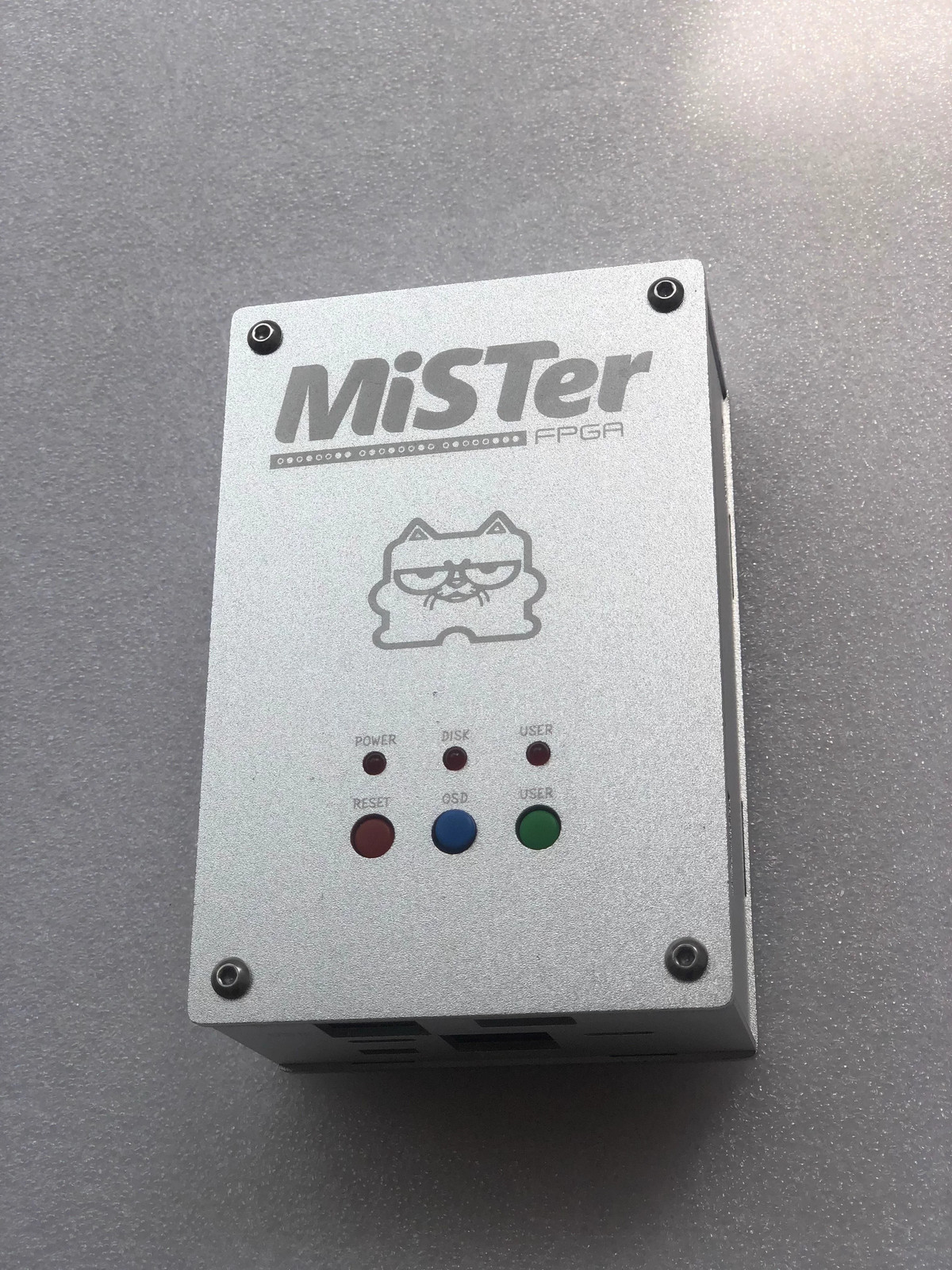 New Mister FPGA Retro Video Game Console SATURN SS Port with Aluminum Case