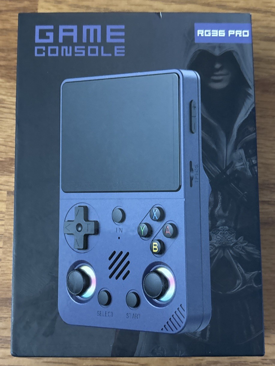 RG36 PRO Retro Handheld Game Console Open Source System, 3.5″ IPS Screen 64G TF