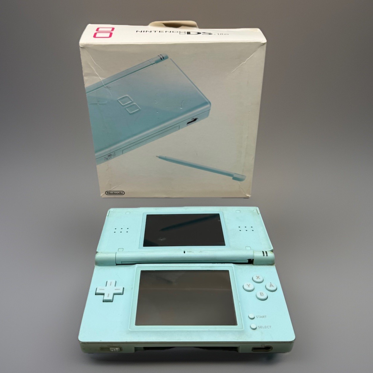 Nintendo DS Lite Ice Blue Console Boxed Japan Import Tested