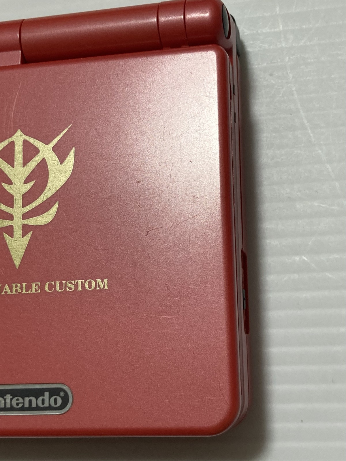 Nintendo Gameboy Advance GBA SP Char Aznable Gundam Limited Edition excellent