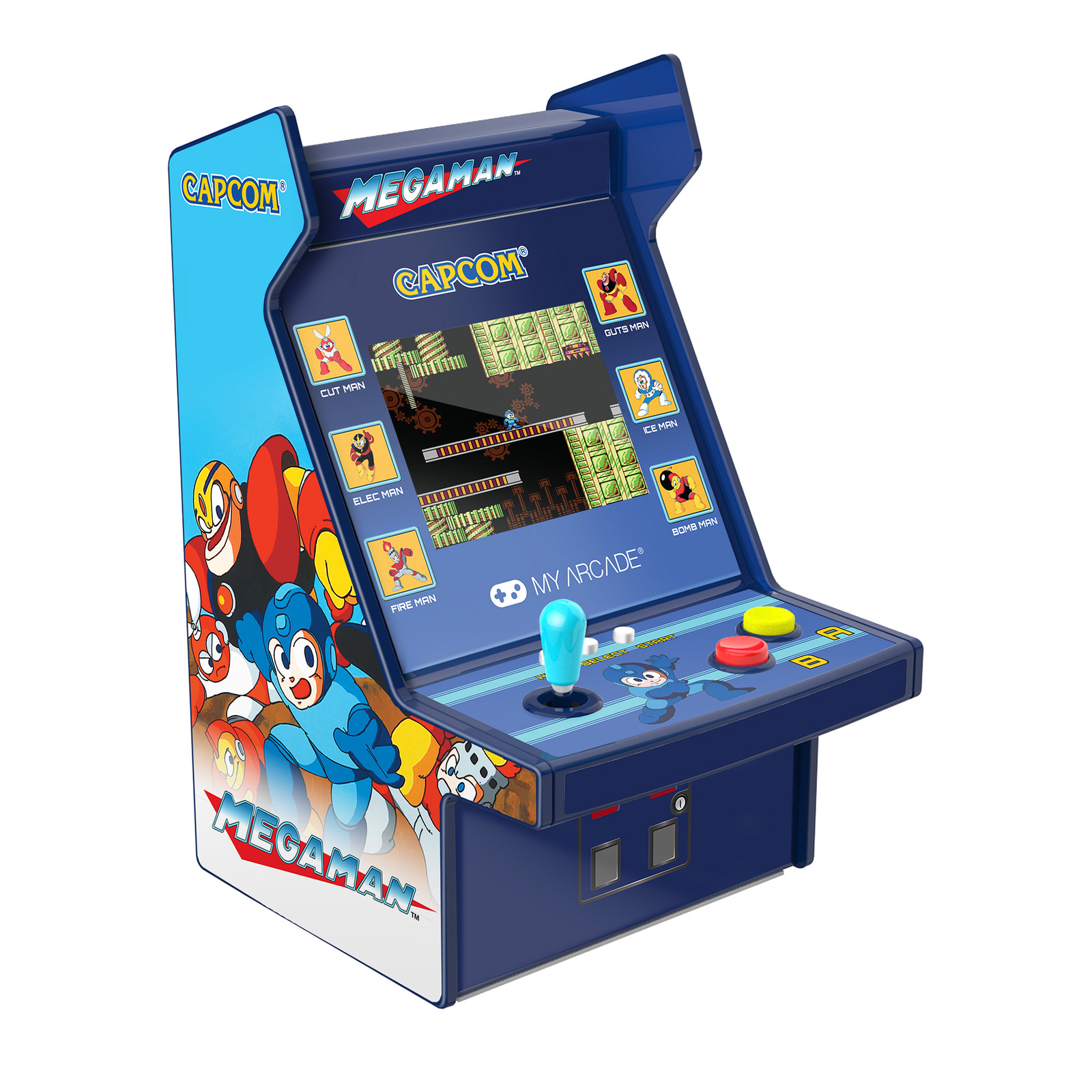 My Arcade MEGA Man Micro Player Pro: 6 Video Games 6.75″ Mini Arcade Machine