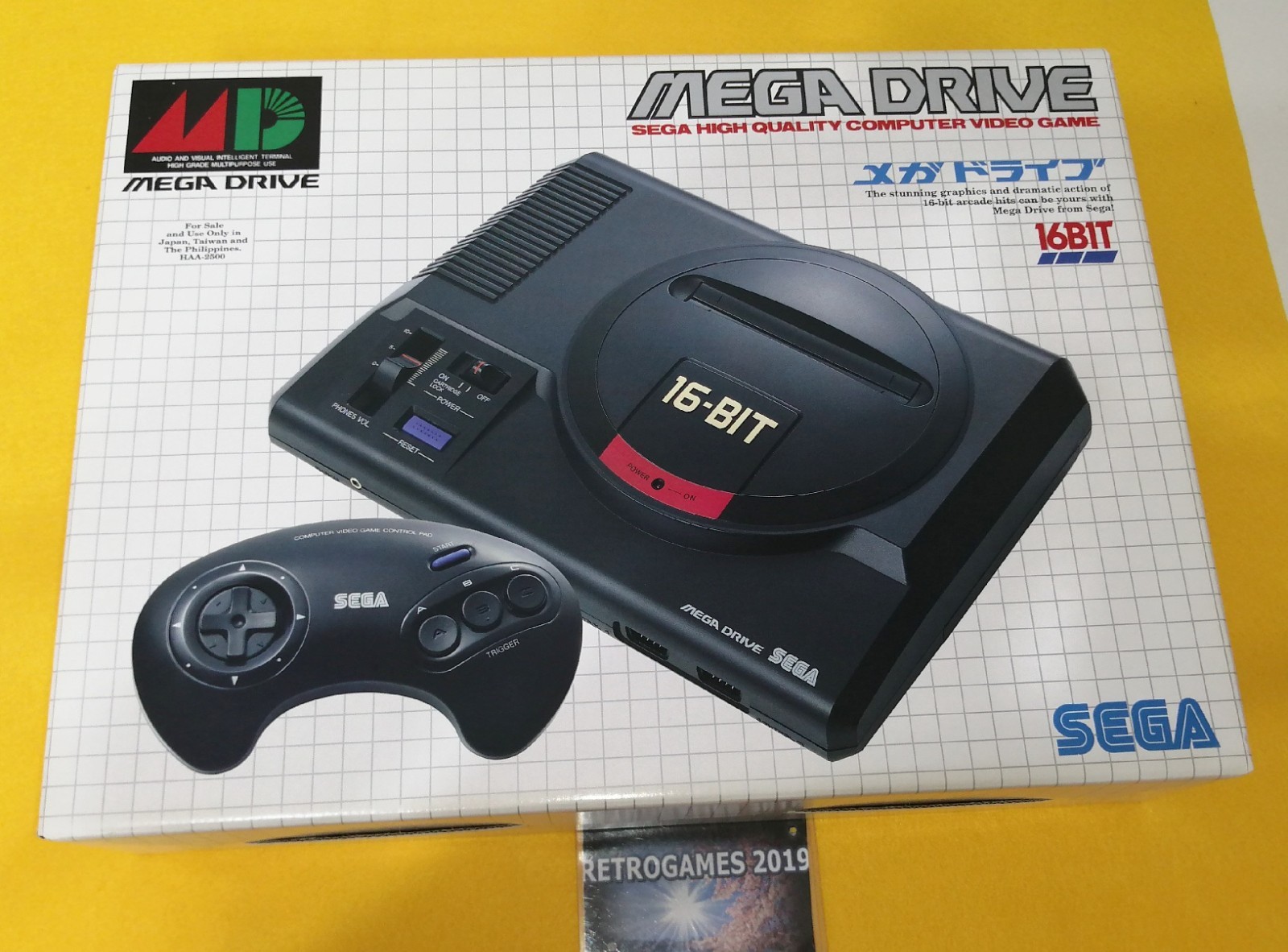 MD SEGA MEGADRIVE FRIST MODEL REG CARD BOXED MATCH SERIAL