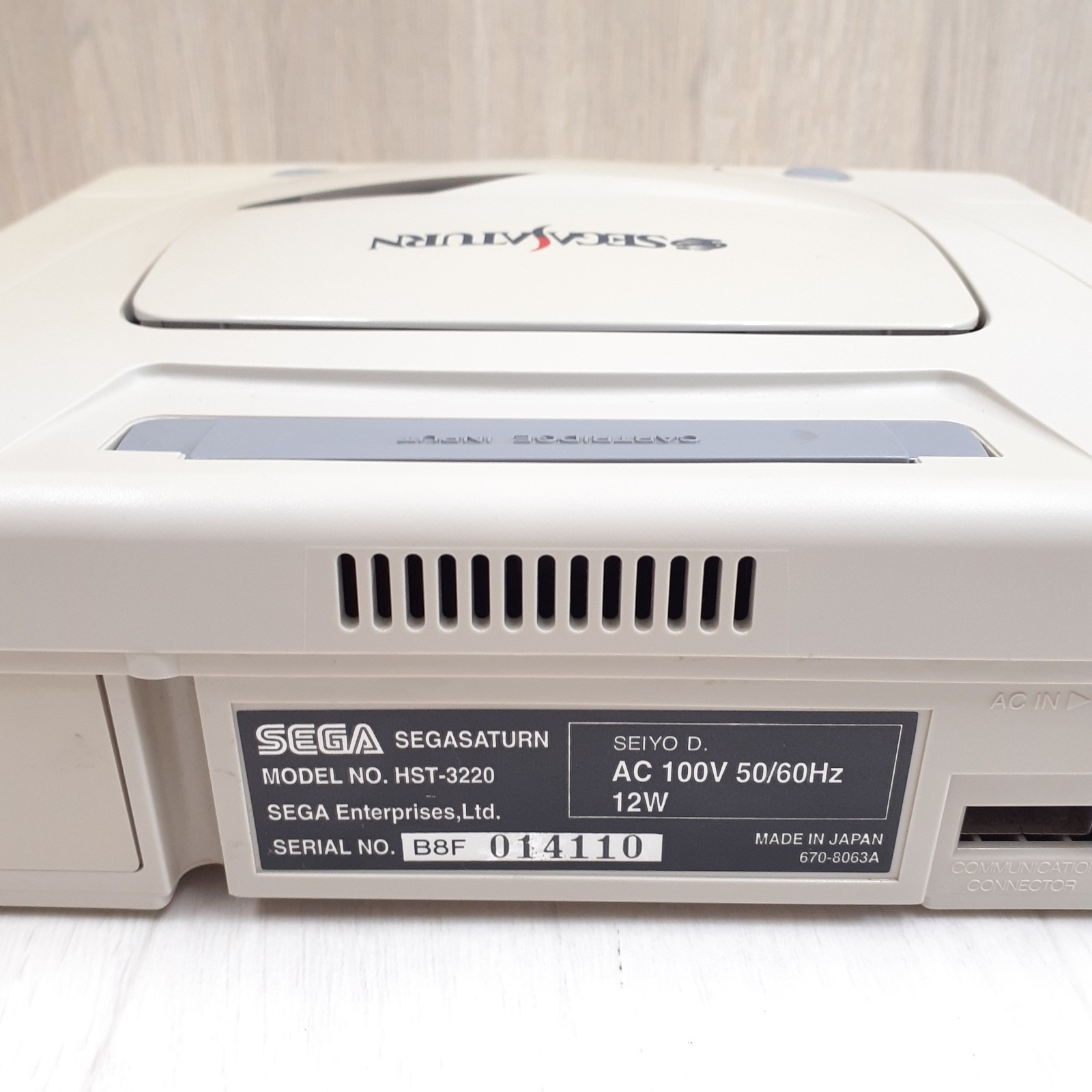 SEGA SATURN CONSOLE bundle 2 Controllers 5 Games &Cables Japan White DAYTONA USA