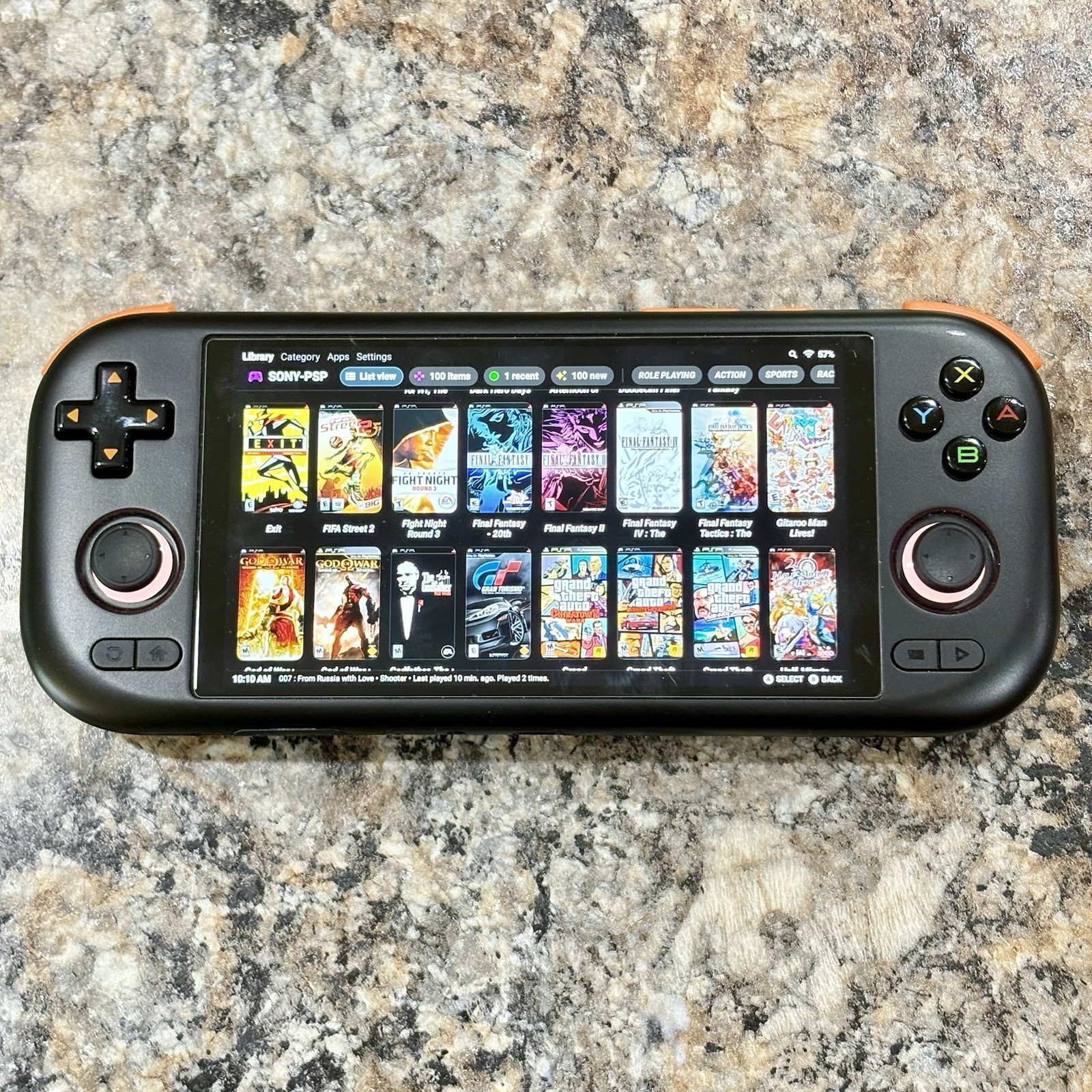 Mangmi Air X + 256GB Card, Retro Gaming Handheld, Custom Loaded Ready To Play