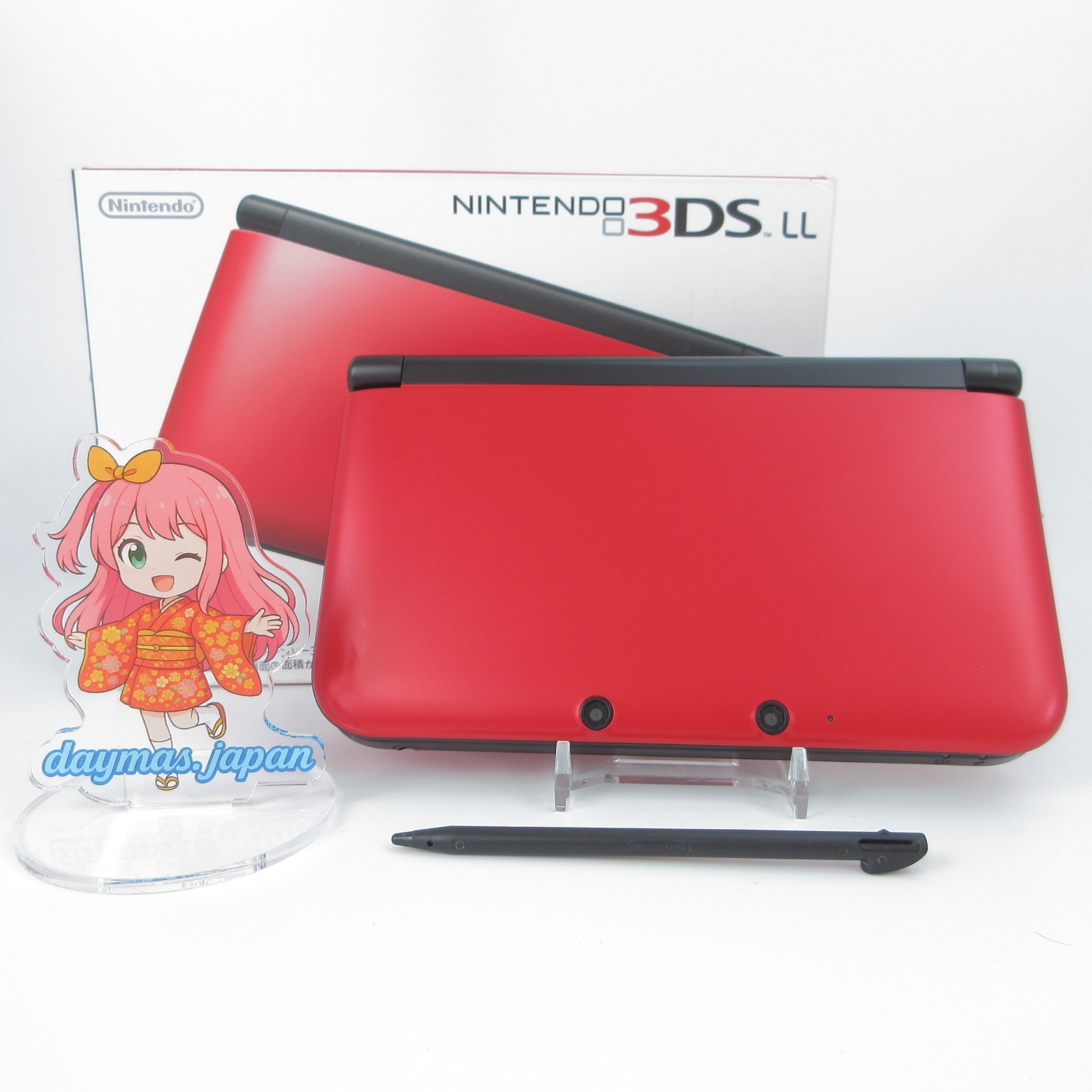 【Near Mint】Nintendo 3DS LL XL Red x Black Console Japanese Ver #RET1106/01