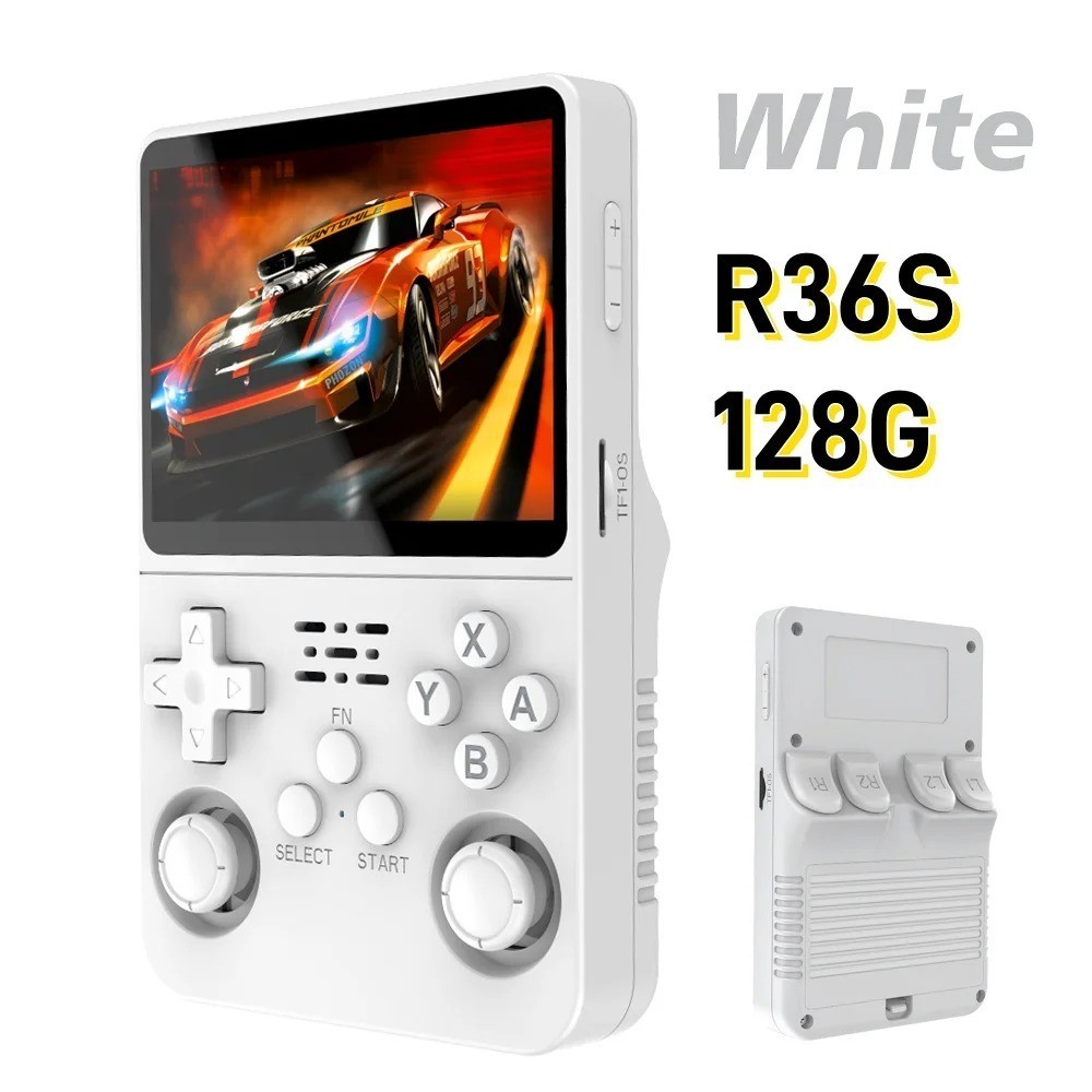 R36S Retro Handheld Video Game Console 64/128GB 20000 Games 3.5 Inch IPS Screen