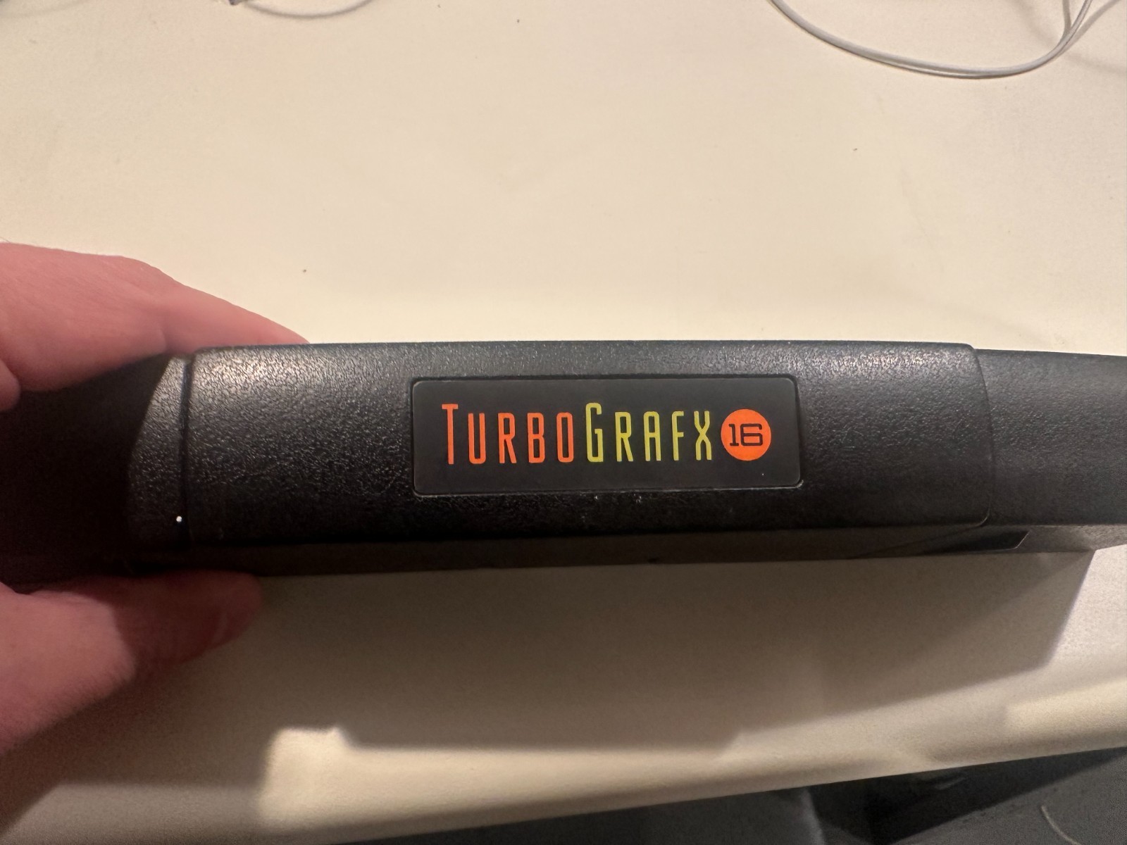 Turbo Grafx 16 Back Cover (?) Vintage Game Console Plastic Part