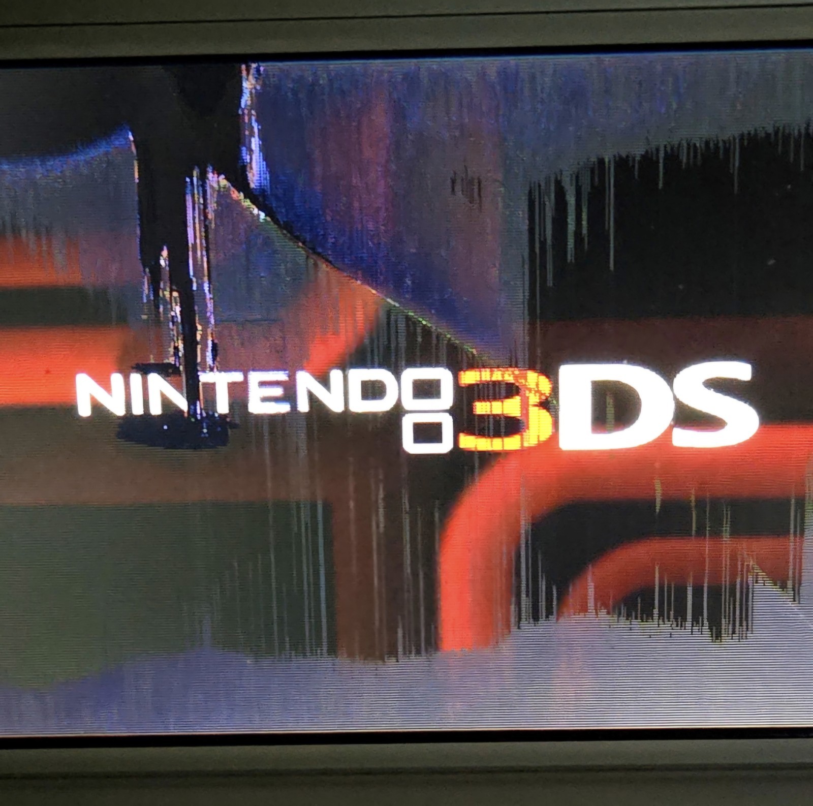 Nintendo 3DS LL White 64GB SD Card Charger Tested Working Top Screen LCD Damage