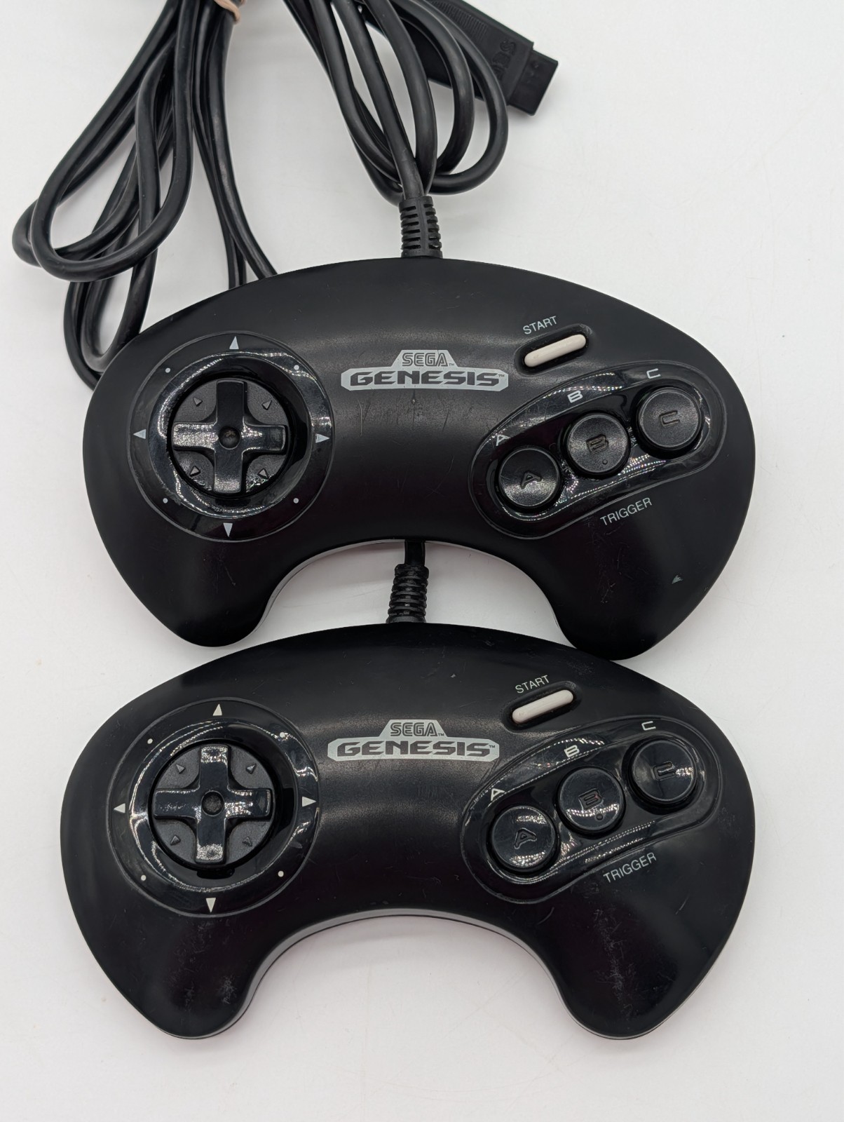 Sega Genesis Console 16-Bit MK-1601-22 Bundle w/ 2 Controllers, Power & AV Cable