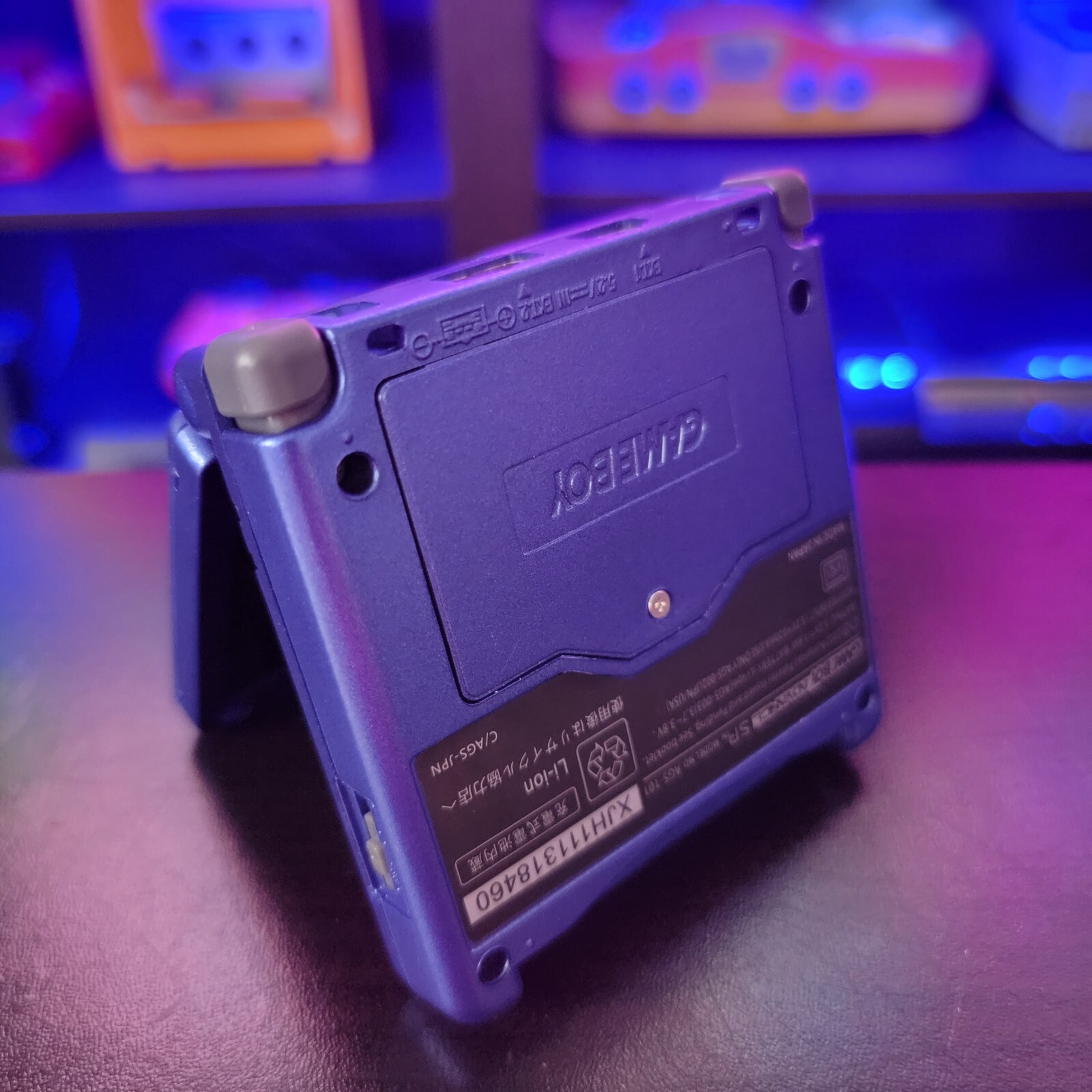 Blue Nintendo Game Boy Advance GBA SP IPS MOD Adjustable Brightness – Kyogre