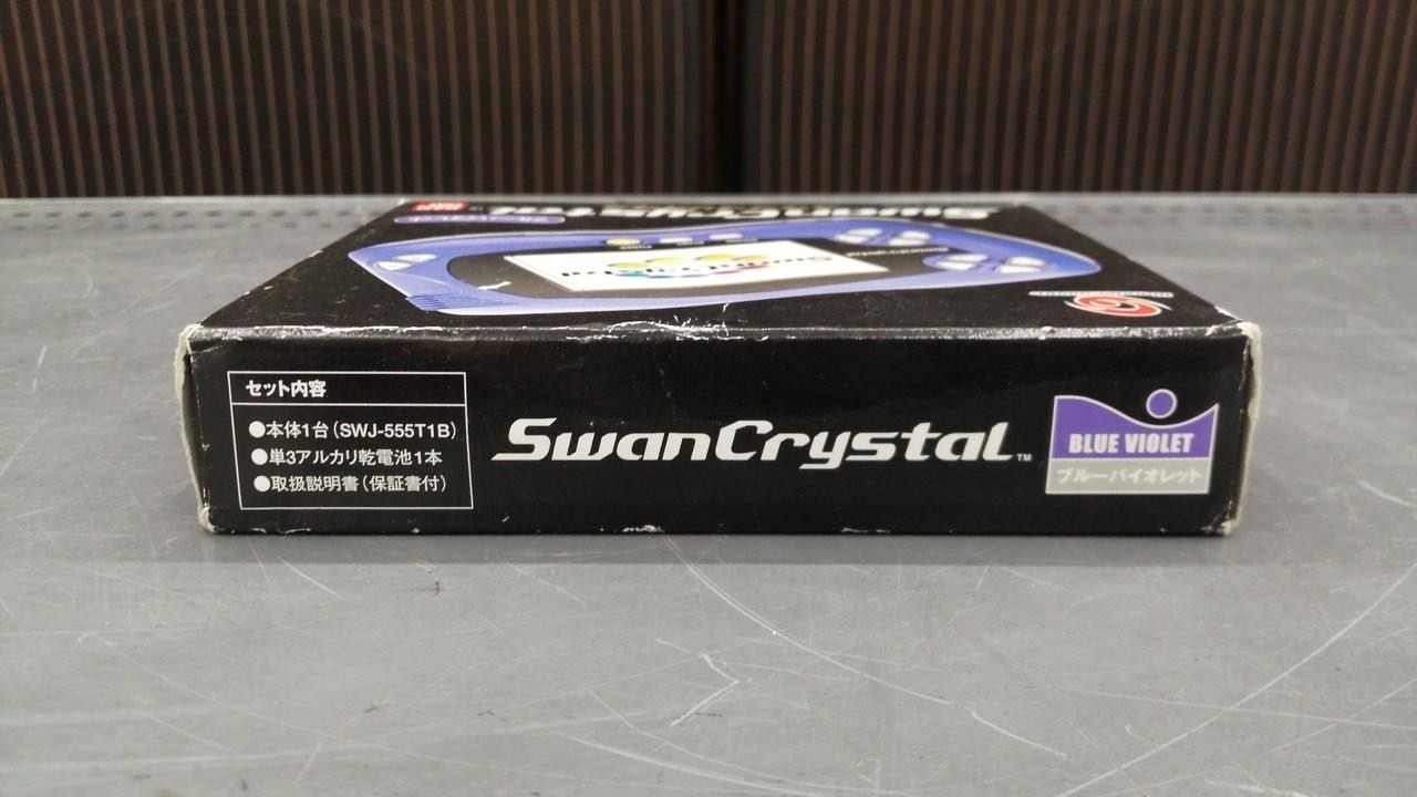 BANDAI WonderSwan Crystal SCT-001 Handheld Console Retro Gaming A2217