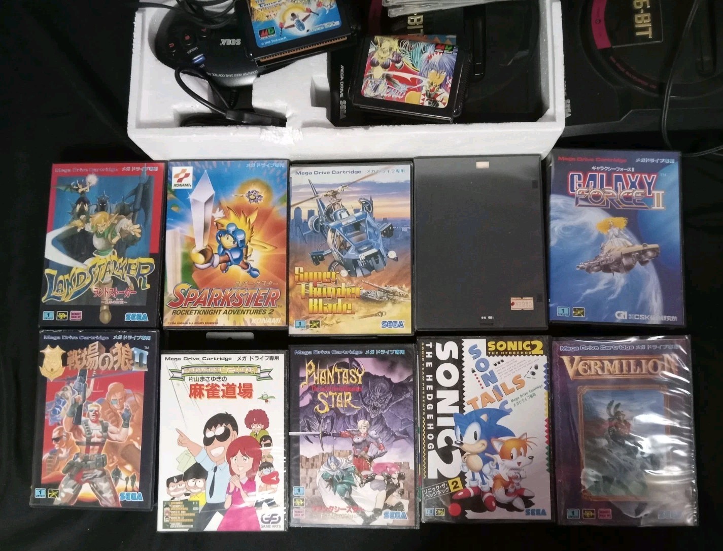 Sega Mega Drive Bulk Lot System Console Controller Games (READ DESCRIPTION)