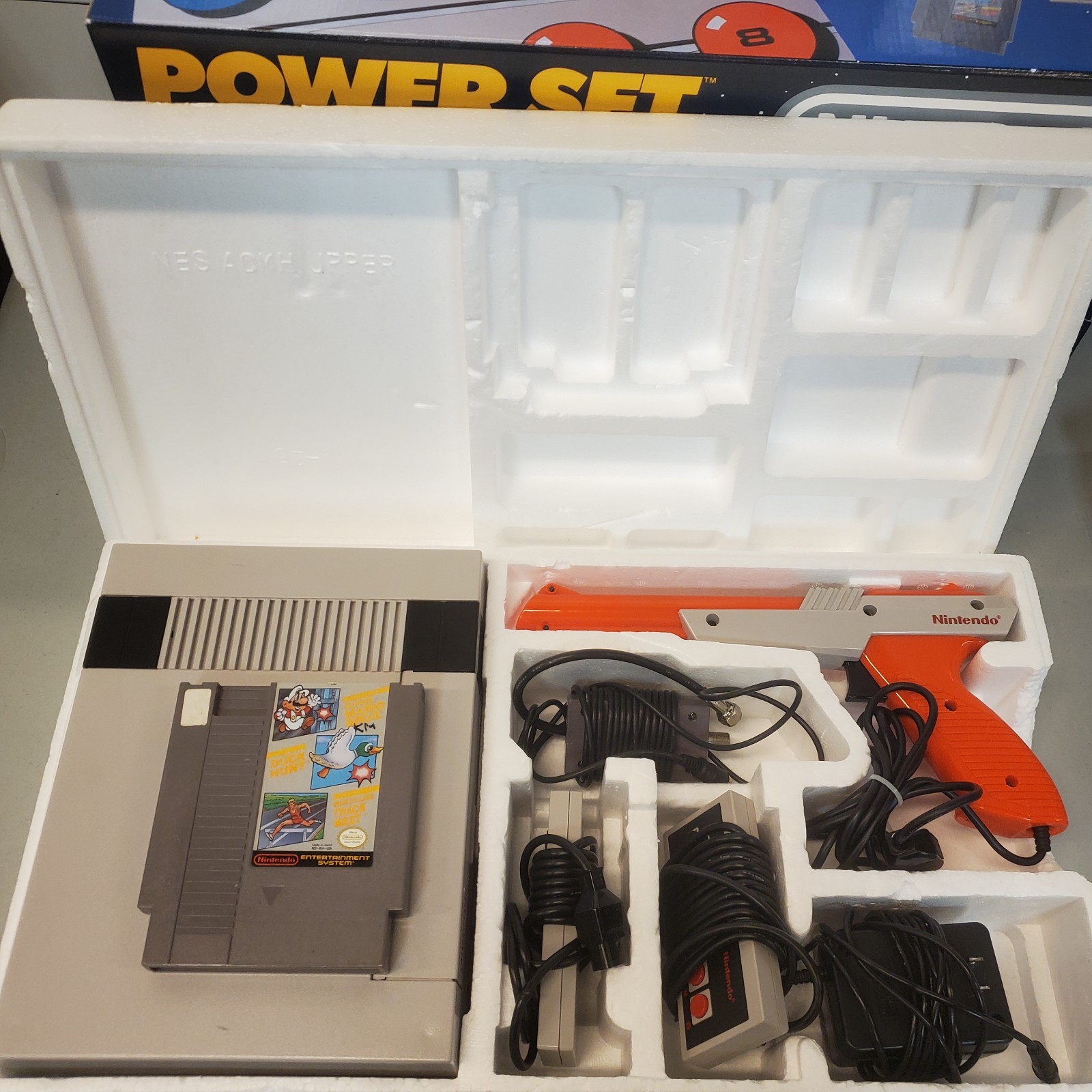 Nintendo Entertainment System NES Power Set CIB | Tested Working W/ Accessories