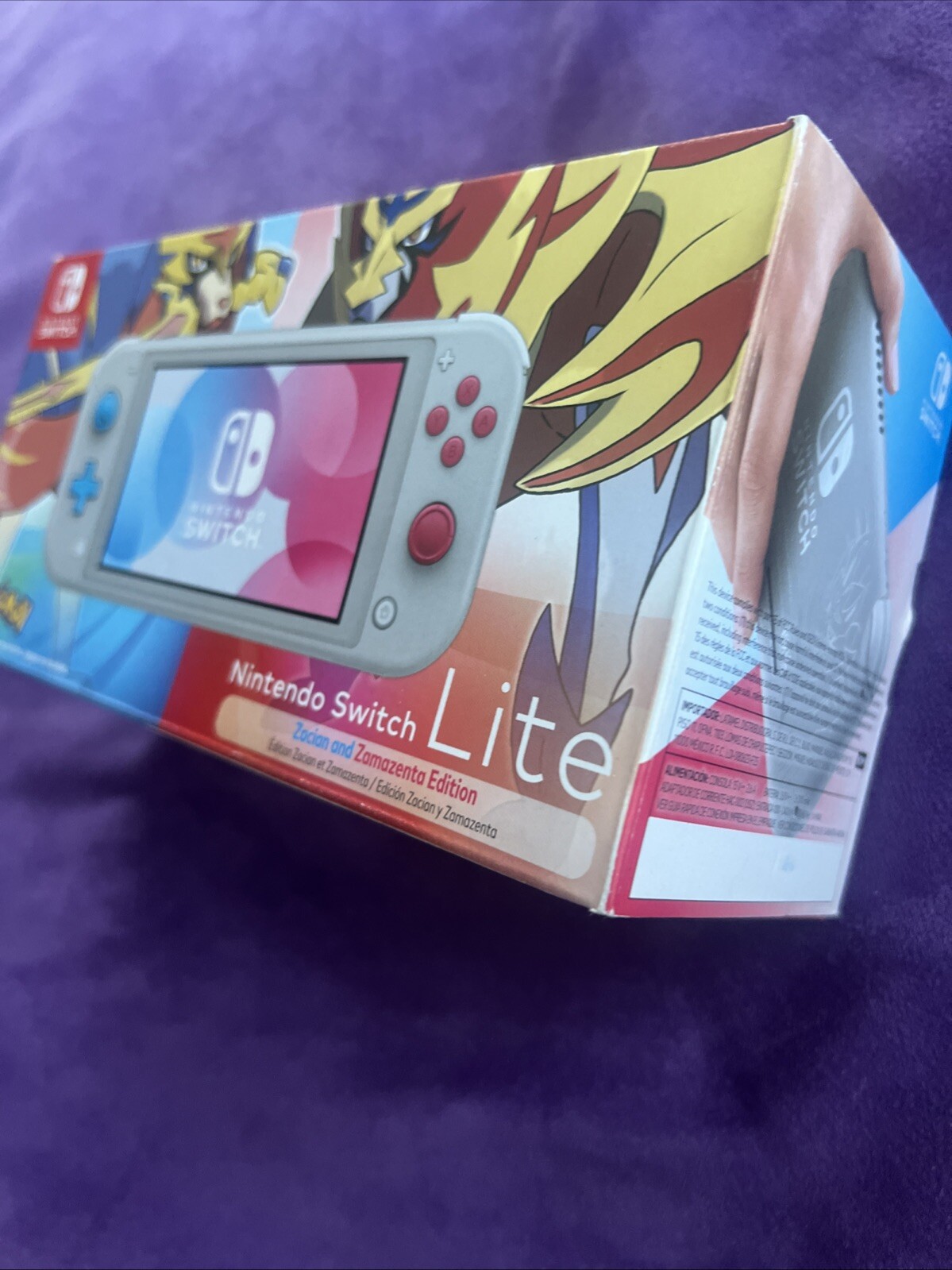 Nitendo Switch Lite Zacian and Zamazenta Game Console Brand New