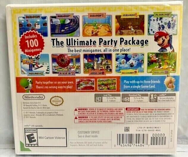 Mario Party: The Top 100 – Nintendo 3DS – Brand New Factory Sealed
