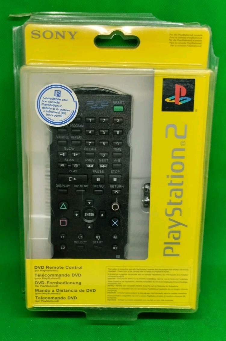 DVD Remote Control DVD Sony PlayStation Play Station 2 PS 2 NEW MISB