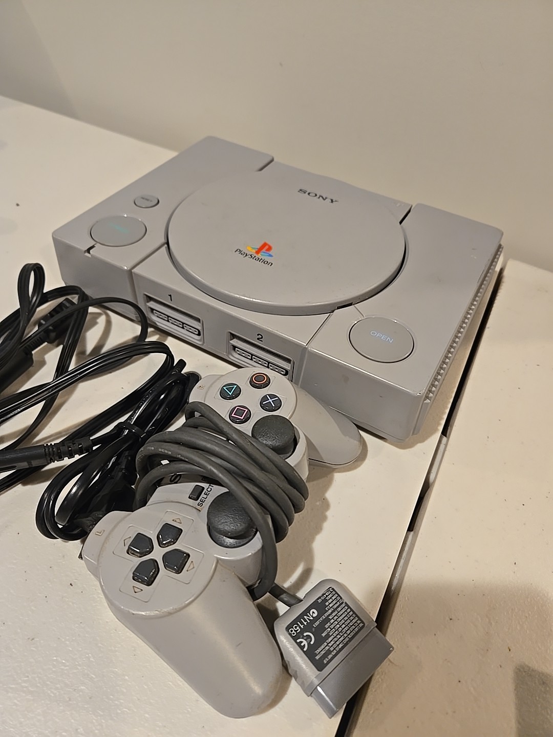 Sony PlayStation 1 PS1 Gray Console Gaming System SCPH-9001 (Read Description)