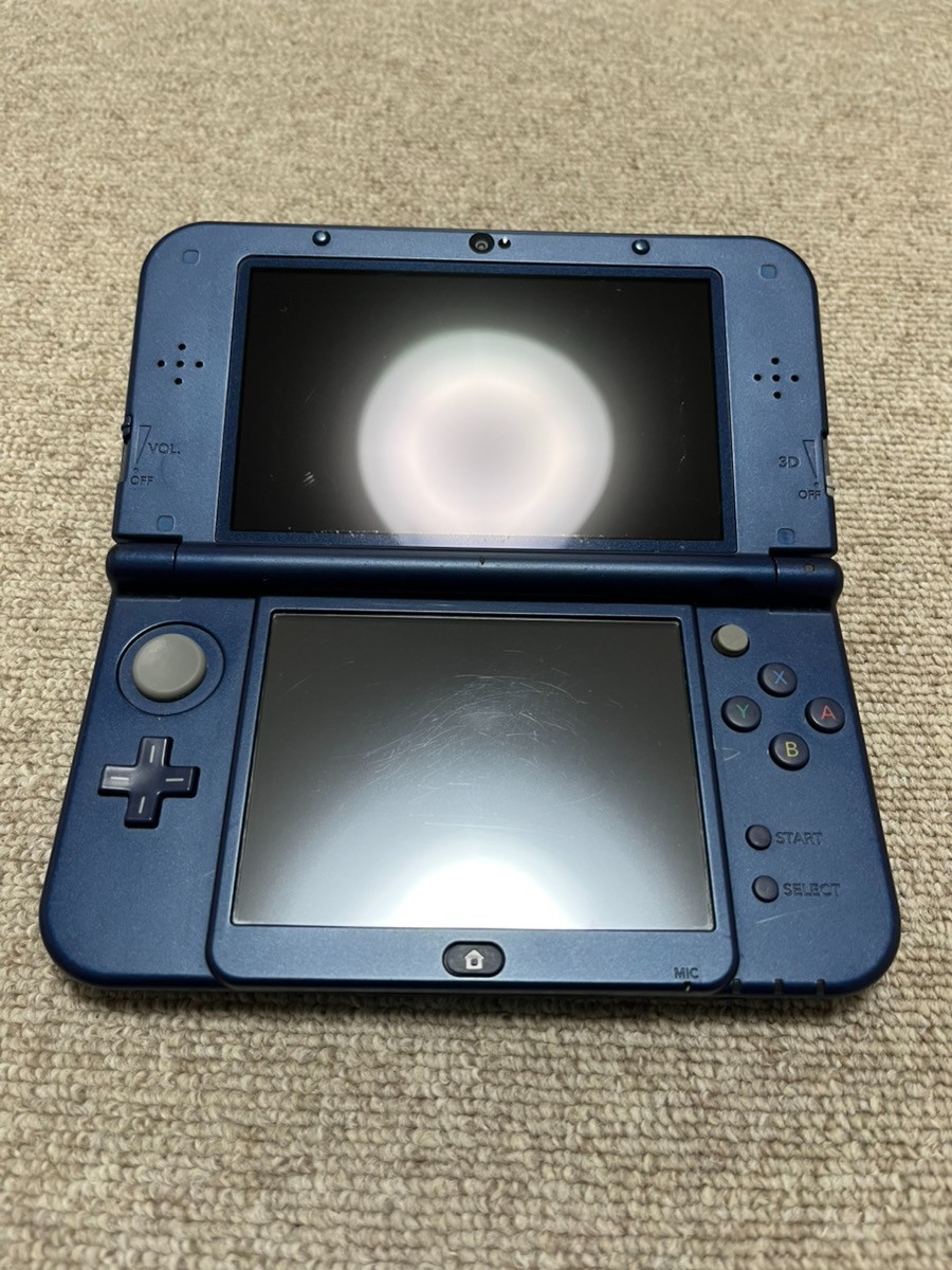 New 3DS LL XL Metalic blue Japan Nintendo Console region Japanese B951