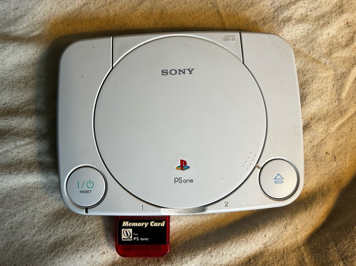 Sony PS One Model SCPH-101 Video Game Console Bundle w/1 Controller – Tested