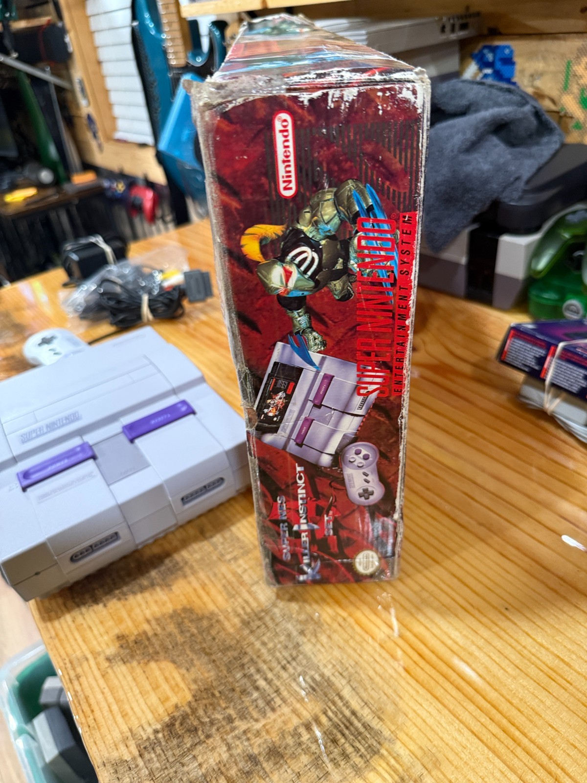 Super Nintendo SNES Killer Instinct Console Set (One Chip/Matching Serial #’s)
