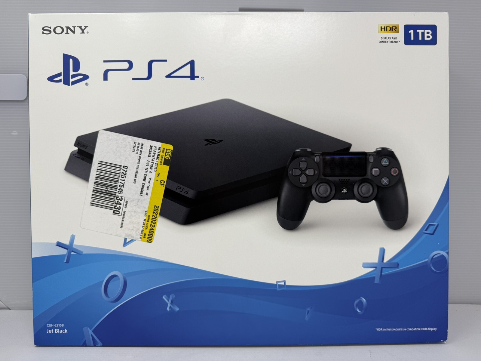 Sony PlayStation PS4 1TB Slim Console Black CUH-2215B Brand New In Box Ship Fast