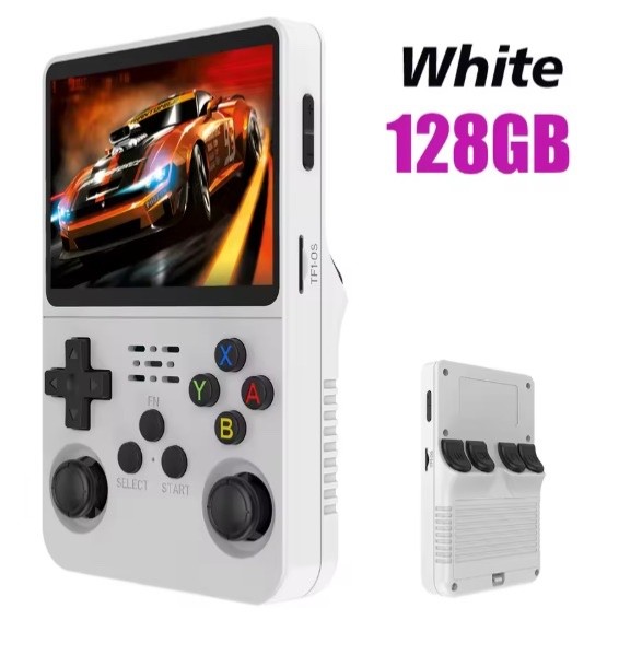 Consola Retro Portátil R36S Pro | 15.000+ Jogos | 64GB / 128GB